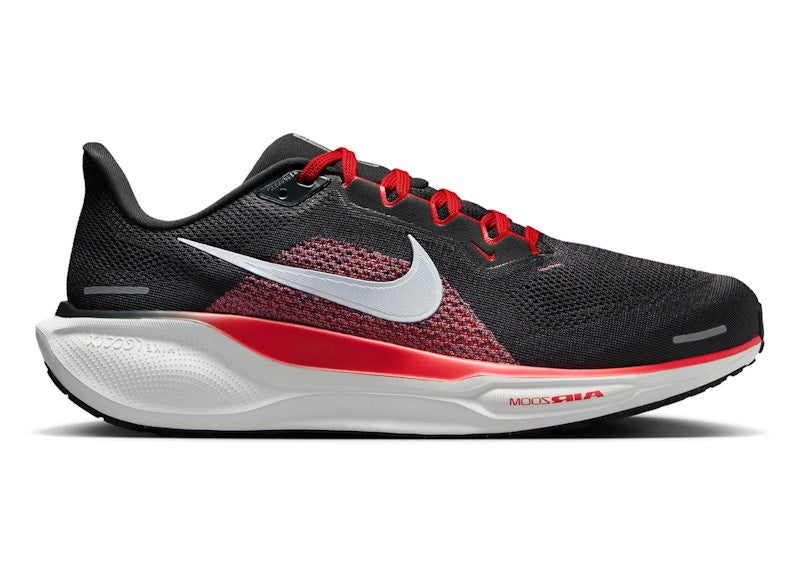 Nike Pegasus 41 Dark Smoke Grey Light Crimson Total Orange Black