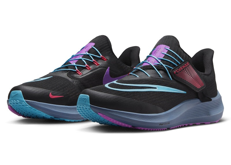 Nike Pegasus Flyease SE Black Baltic Blue Fuchsia Dream
