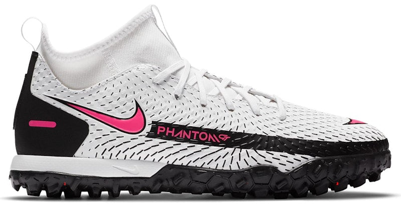 Nike Phantom GT Academy DF TF White Black Pink Blast (Kids)