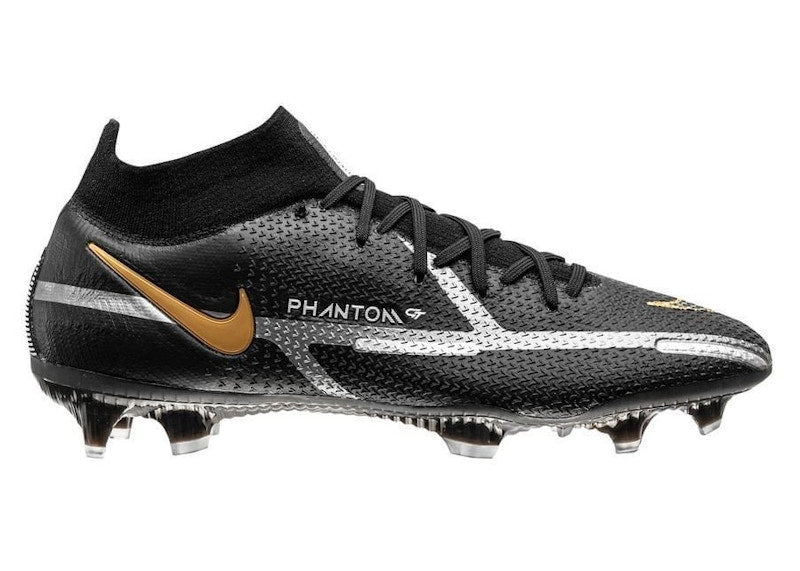 Nike Phatnom GT2 Elite DF FG Black Metallic Gold