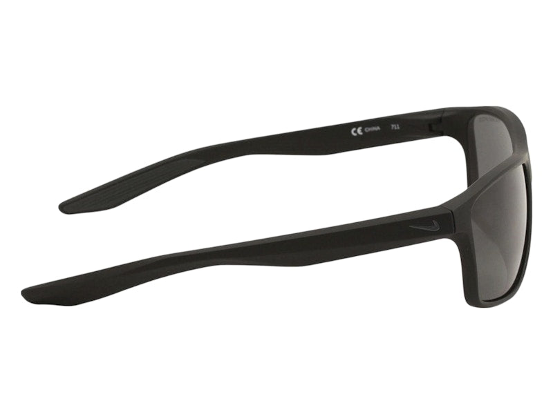 Nike Premier Square Sunglasses Matte Black Dark Grey Lens Dark Grey (PREMIER-EV1071-001-60)