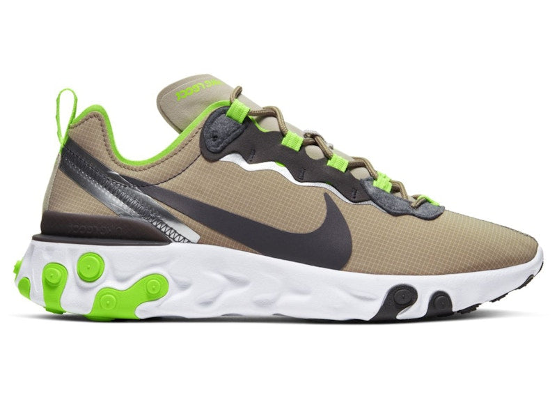 Nike React Element 55 Lime Green