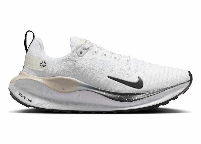 Nike React Infinity Run 4 White Platinum Tint Light Smoke Grey Black (Women's)