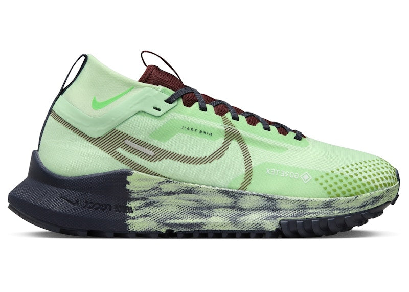 Nike React Pegasus Trail 4 Gore-Tex Vapor Green Thunder Blue Light Armory Blue Dark Team Red (Women's)