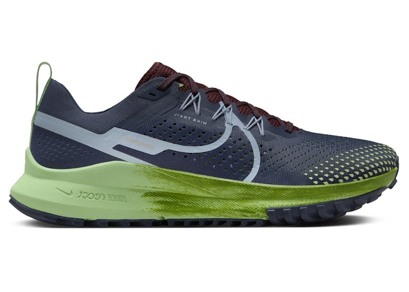 Nike React Pegasus Trail 4 Thunder Blue Chlorophyll Vapor Green Light Armory Blue