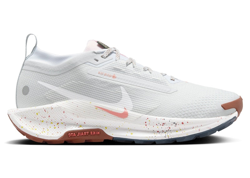 Nike React Pegasus Trail 5 Gore-Tex Pure Platinum Football Grey Pink Foam White (Women's)