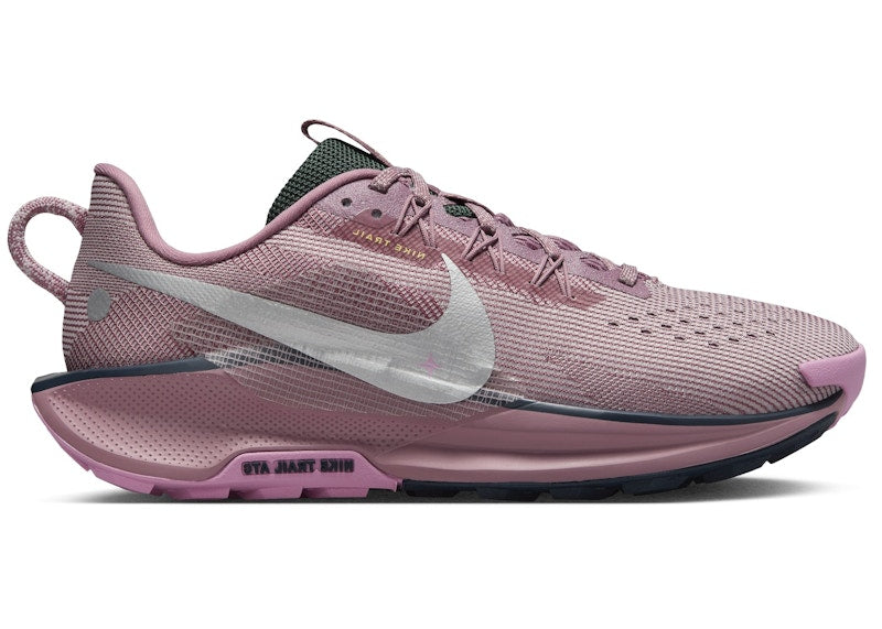 Nike React Pegasus Trail 5 Plum Dust Platinum Violet Beyond Pink Metallic Silver (Women's)