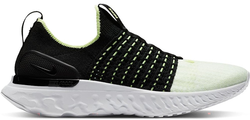 Nike React Phantom Run Flyknit 2 Black Barely Volt (Women's)