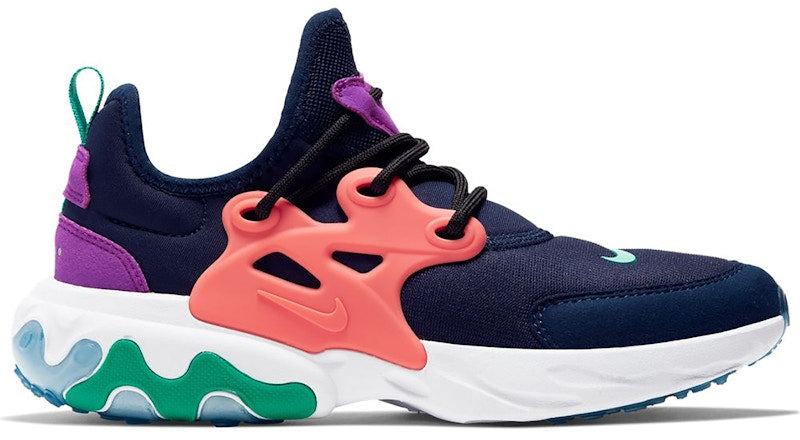 Nike React Presto Midnight Navy Magic Ember (GS)