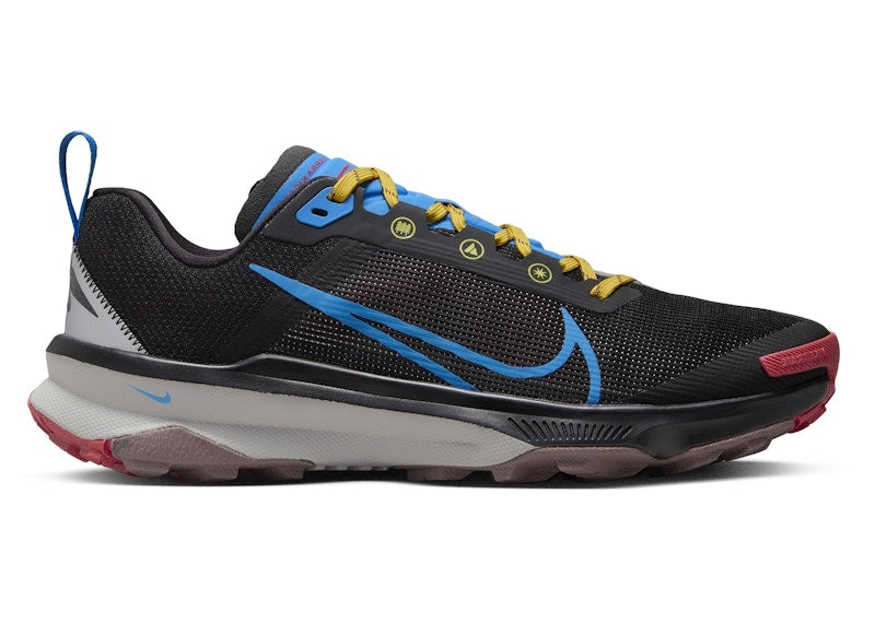 Nike React Terra Kiger 9 Black Track Red Vivid Sulfur Light Photo Blue