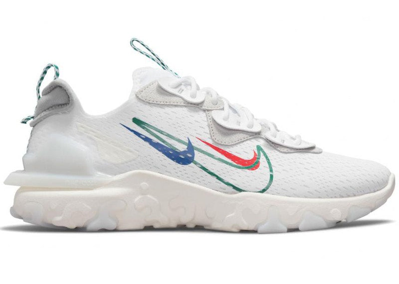Nike React Vision Multi Swoosh White Multi-Color