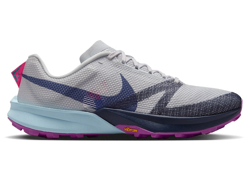 Nike ReactX Terra Kiger 10 Platinum Sapphire Glacier Blue Navy