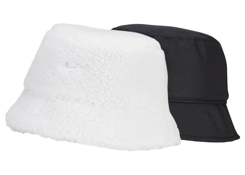 Nike Reversible Fleece Bucket Hat (2 Pack) White/Black/Black