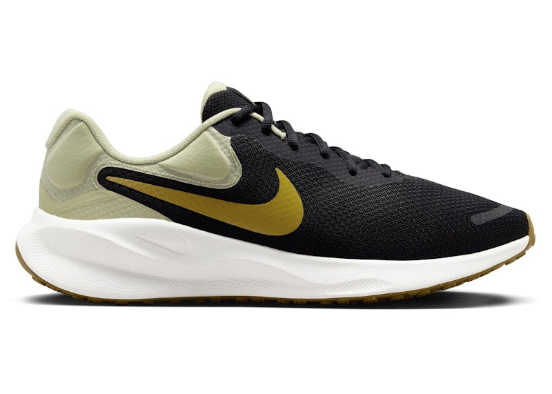 Nike Revolution 7 Black Olive Aura Summit White Bronzine