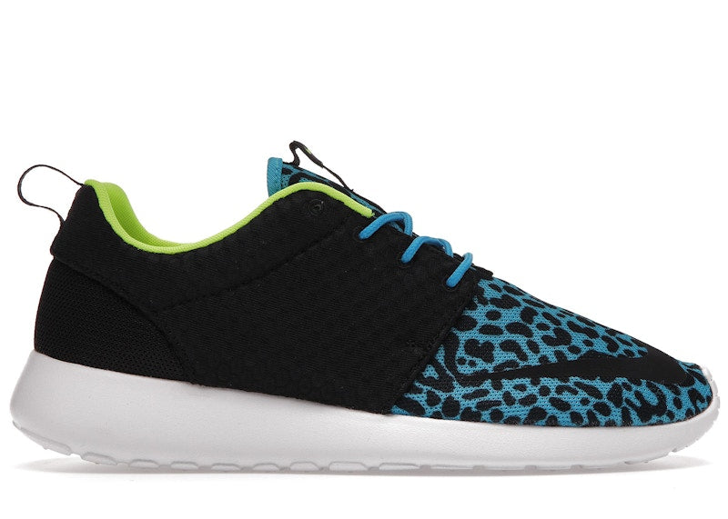 Nike Roshe Run FB Blue Leopard