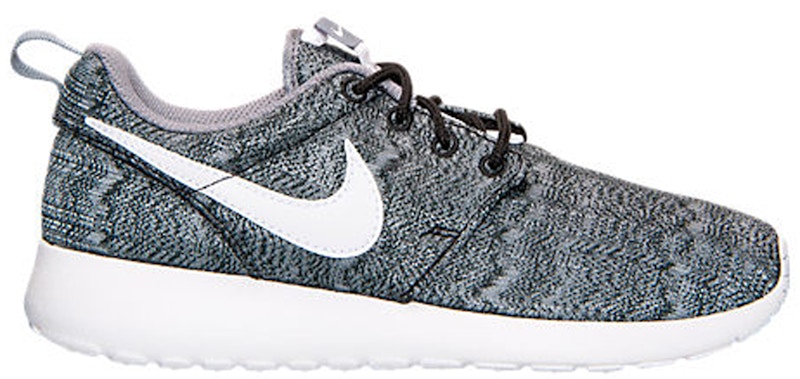 Nike Roshe Run Print Black White Anthracite (GS)