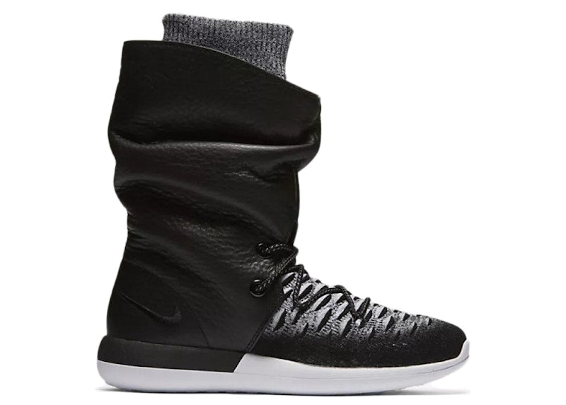 Nike Roshe Two Hi Flyknit Black White (Women's)