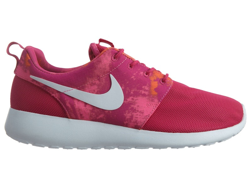 Nike Rosherun Print Fireberry White (Women's)