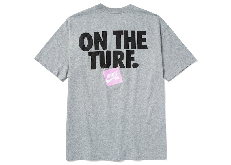 Nike SB Born X Raised On The Turf Tee Heather Grey