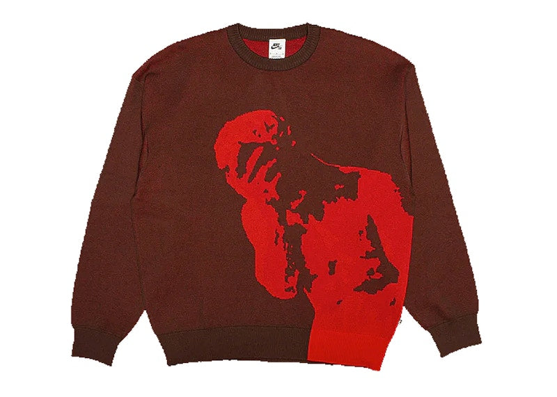 Nike SB City Of Love Earth Sweater Burgundy/Red