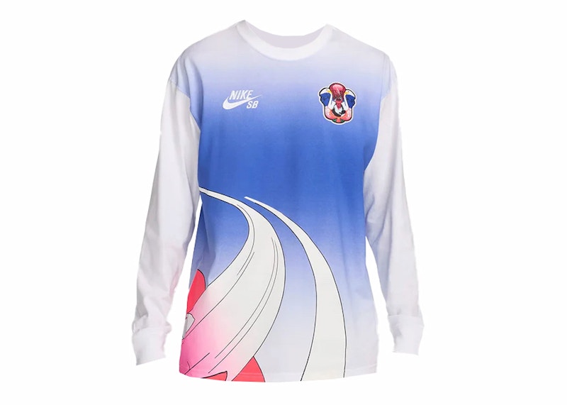 Nike SB Team USA Olympics L/S Federation Skate Tee White/White