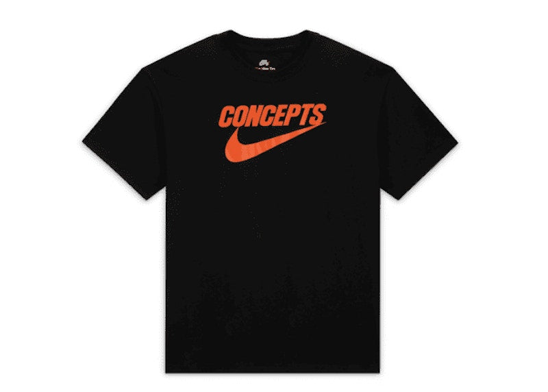 Nike SB x Concepts T-Shirt Black Orange