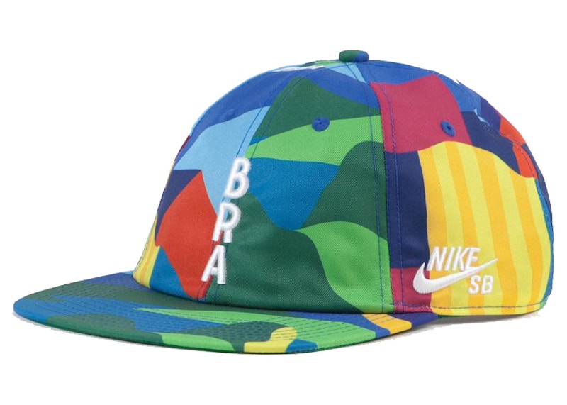 Nike SB x Parra Brazil Federation Kit Skate Cap Clover/White