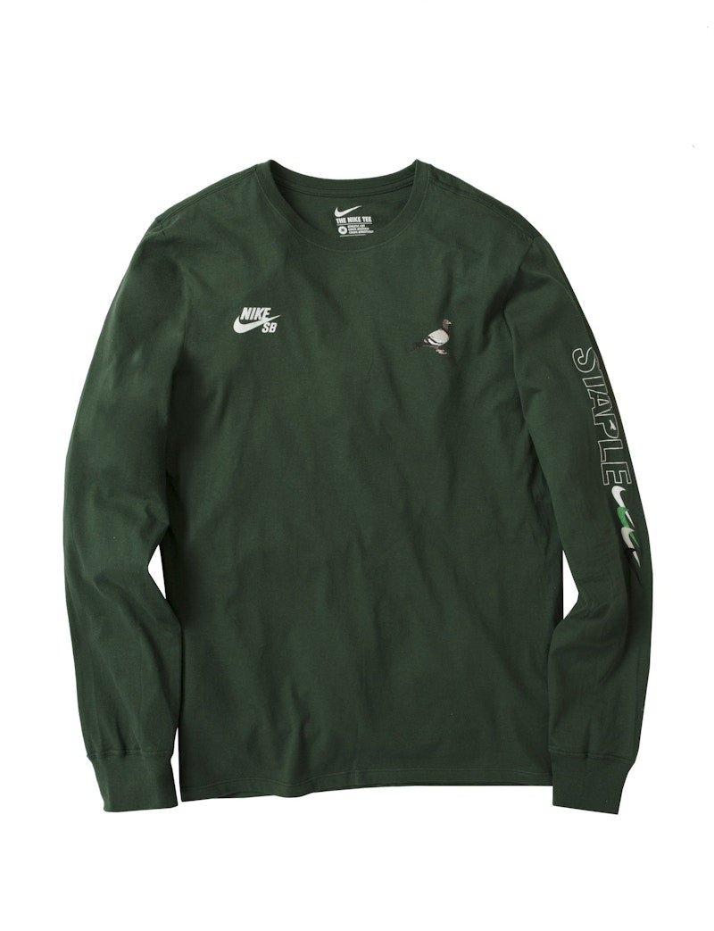 Nike SB x Staple Panda Pigeon L/S Tee Green