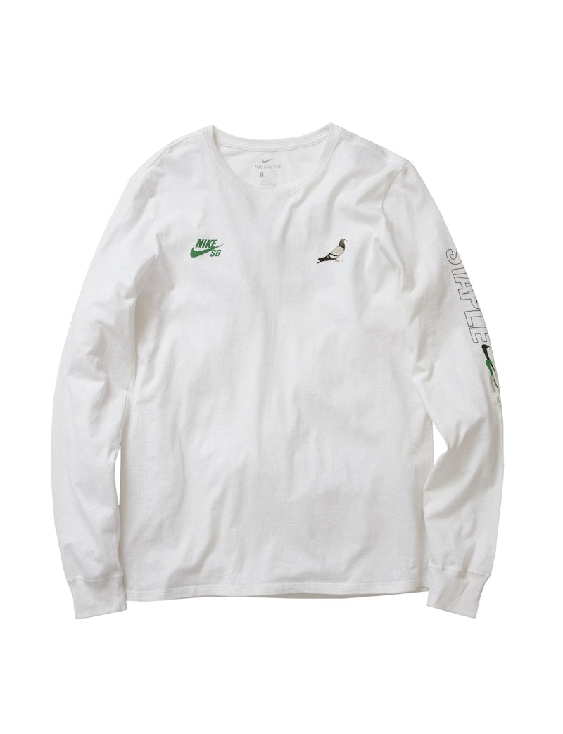 Nike SB x Staple Panda Pigeon L/S Tee White