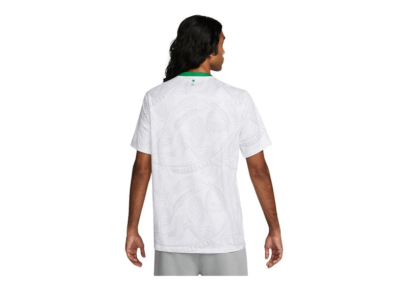 Nike Saudi Arabia 2022/23 Stadium Home Jersey White/Apple Green/Apple Green