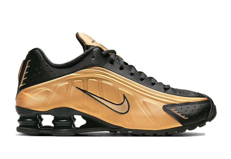 Nike Shox R4 Metallic Gold Black