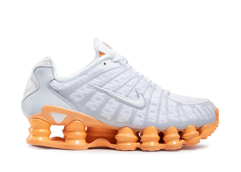 Nike Shox TL Pure Platinum Fuel Orange (Women's)
