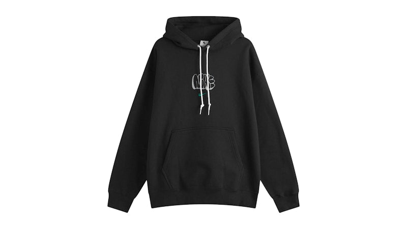 Nike Solo Fleece Hoodie Black/Malachite