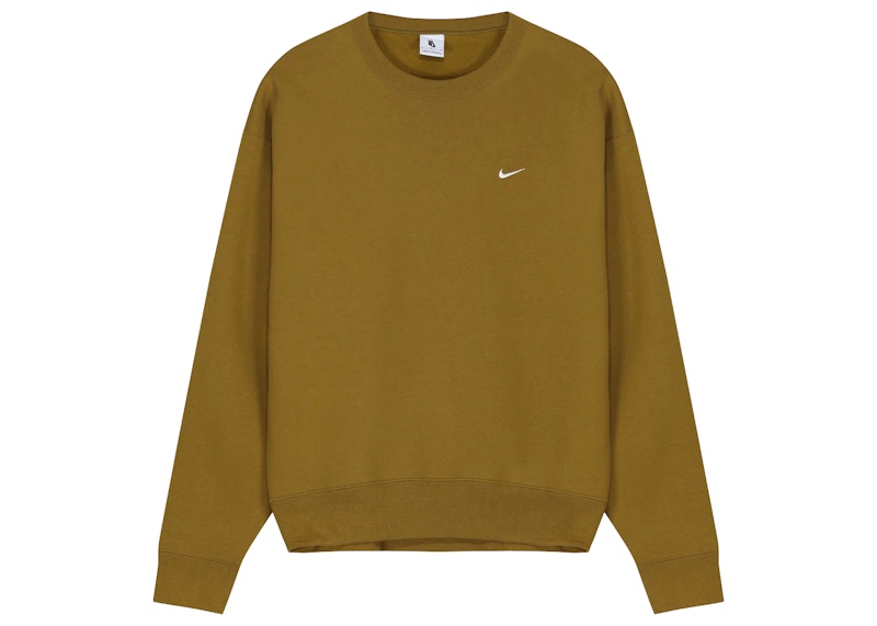 Nike NRG Solo Swoosh Fleece Crew Desert/Moss White