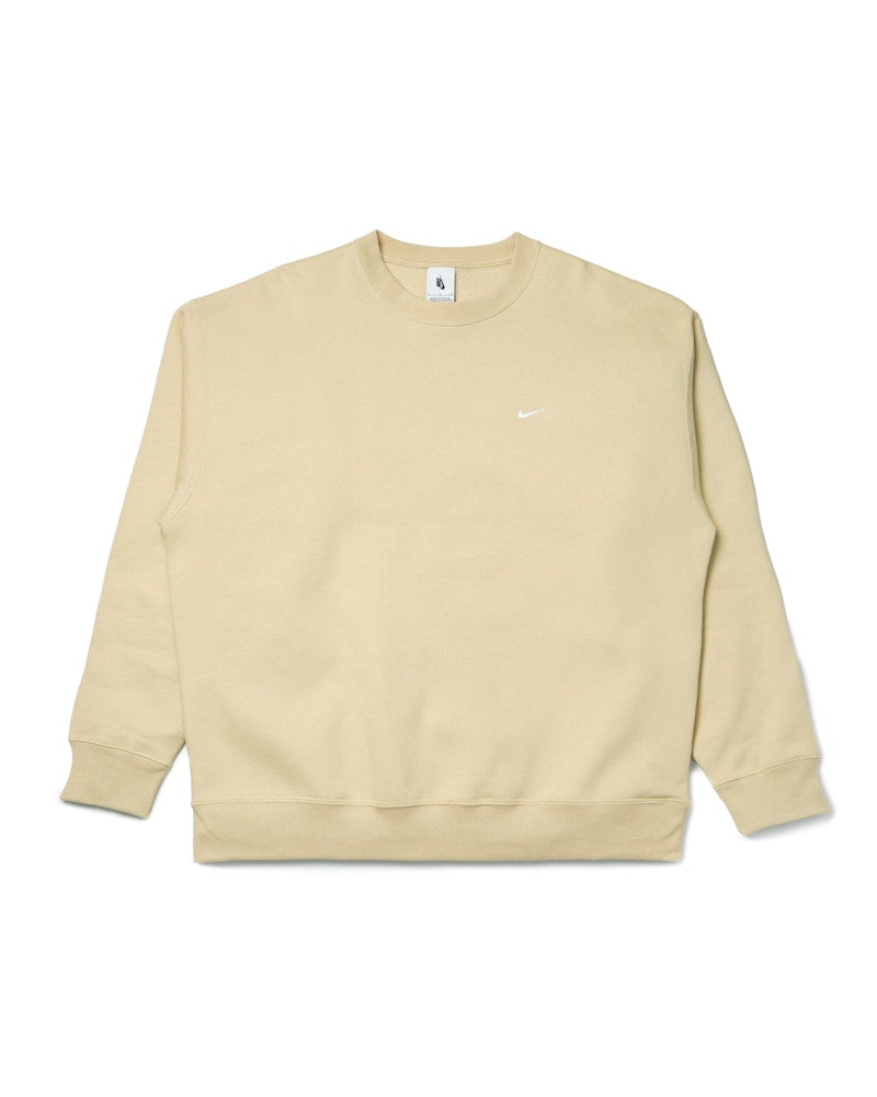 Nike Solo Swoosh Fleece Crewneck Team Gold/White