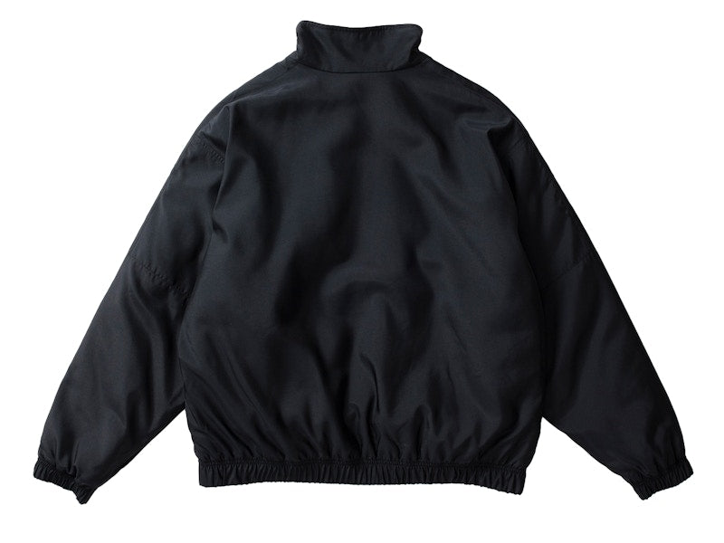 Nike Solo Swoosh Satin Bomber Jacket Black/Doll/White