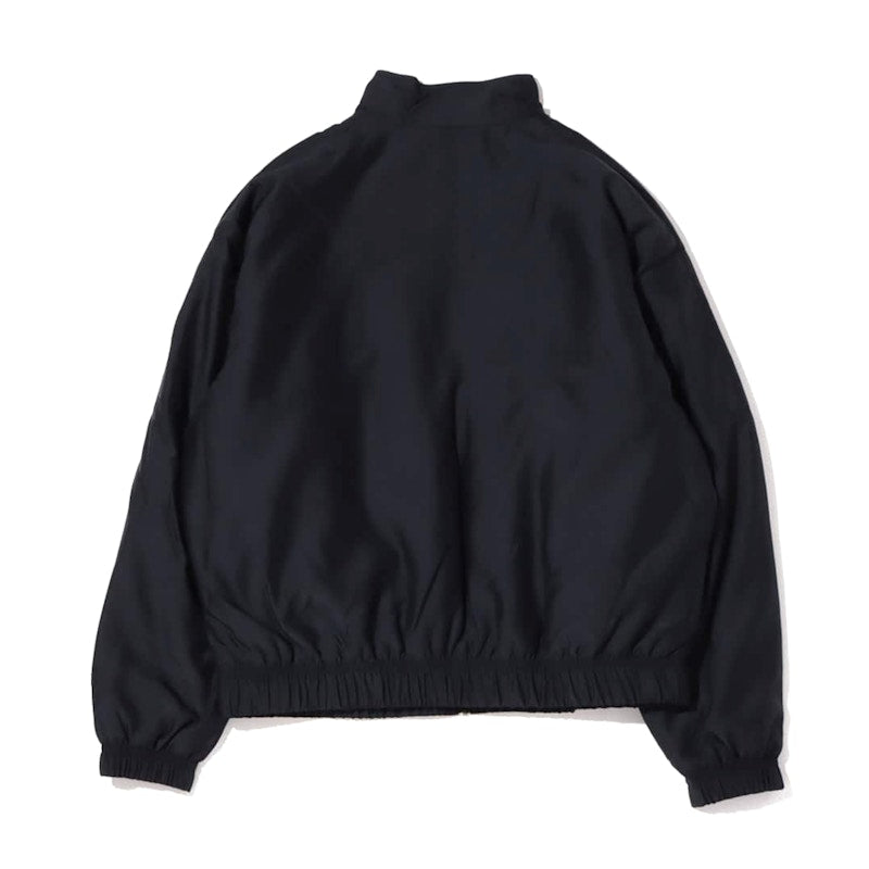 Nike Solo Swoosh Satin Bomber Jacket Black Kumquat
