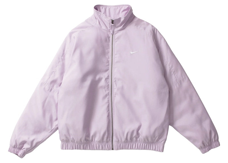 Nike Solo Swoosh Satin Bomber Jacket Violet