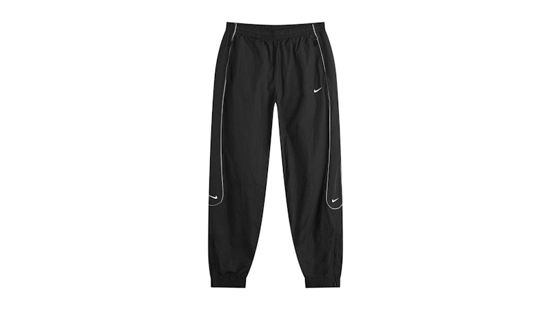 Nike Solo Swoosh Woven Track Pant Black/White