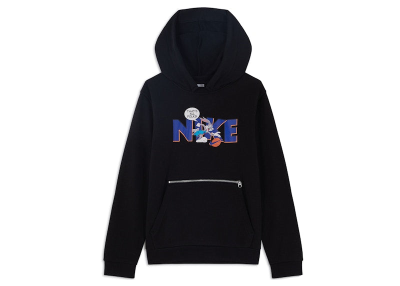 Nike Space Jam A New Legacy Big Kids Dri-Fit Hoodie Black