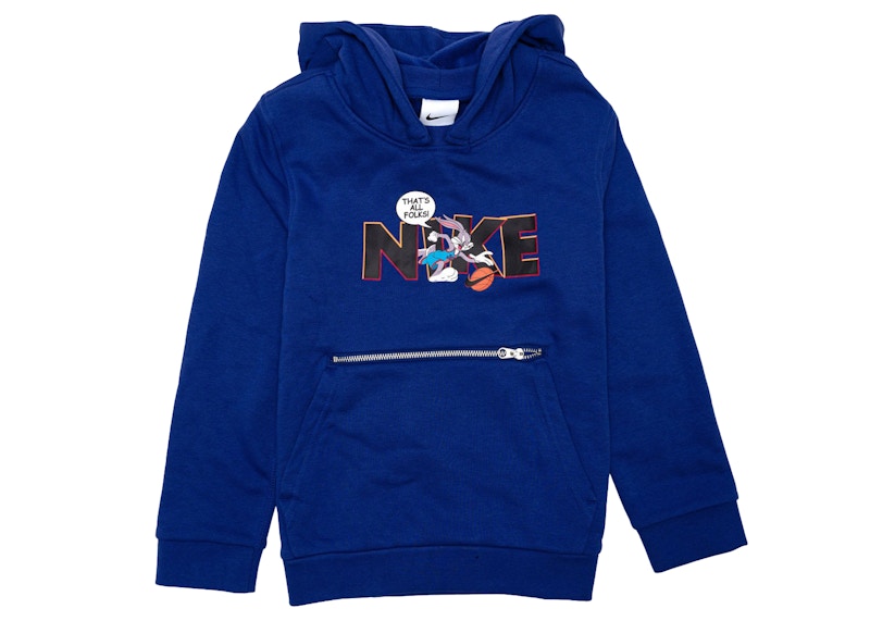 Nike Space Jam A New Legacy Big Kids Dri-Fit Hoodie Purple