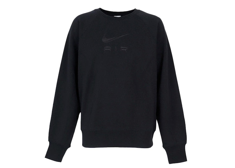 Nike Sportswear Air French Terry Crewneck (Asia Sizing) Black/Black