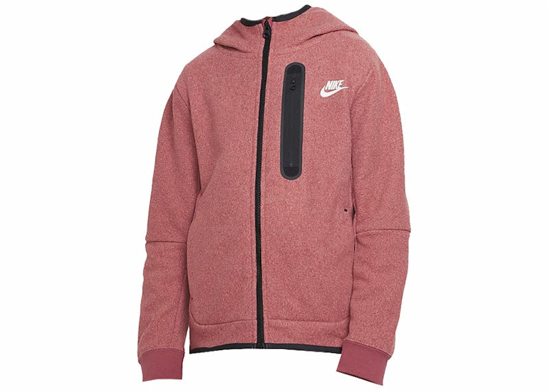 Nike Sportswear Kids' Tech Fleece Winterized Full-Zip Hoodie Canyon Rust/Light Bone