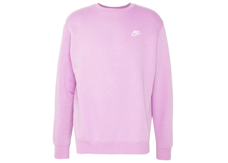 Nike Sportswear Club Fleece Crewneck Violet Shock/White