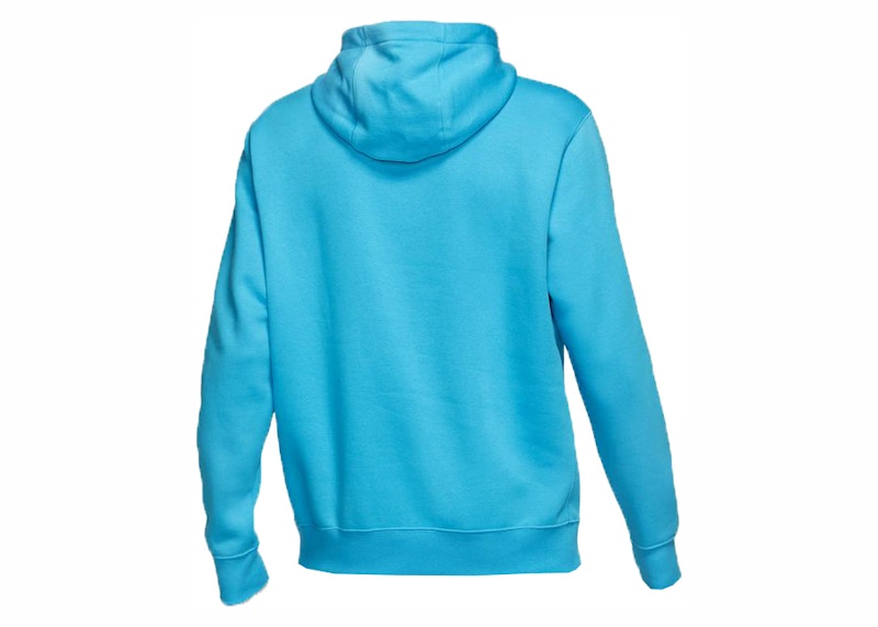 Nike Sportswear Club Fleece Pullover Hoodie Baltic Blue/White/White