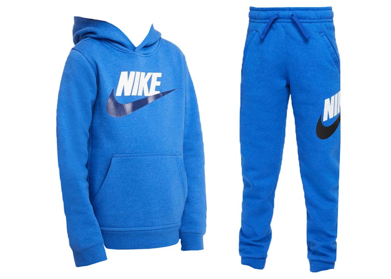 Nike Sportswear Club Fleece Pullover Hoodie & Joggers Set Game Royal/Htr