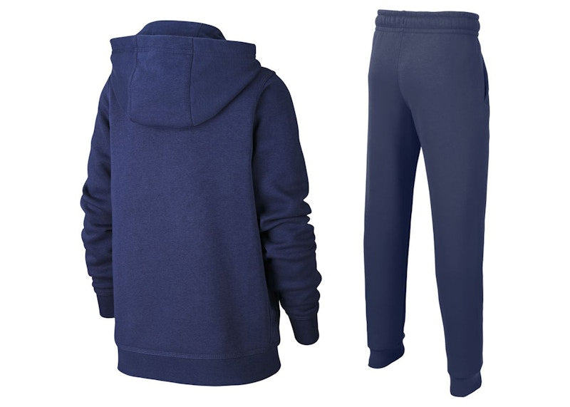Nike Sportswear Club Fleece Pullover Hoodie & Joggers Set Midnight Navy