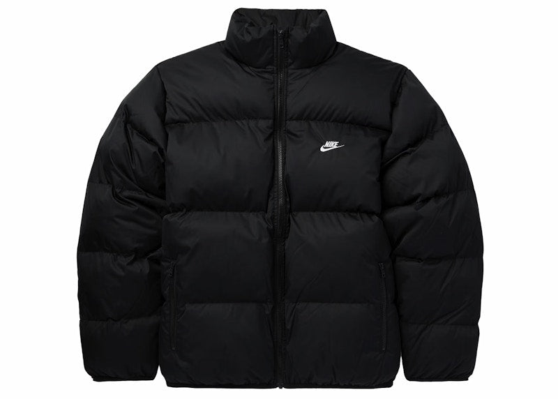 Nike Sportswear Club Puffer Jacket (Asia Sizing) Black/White
