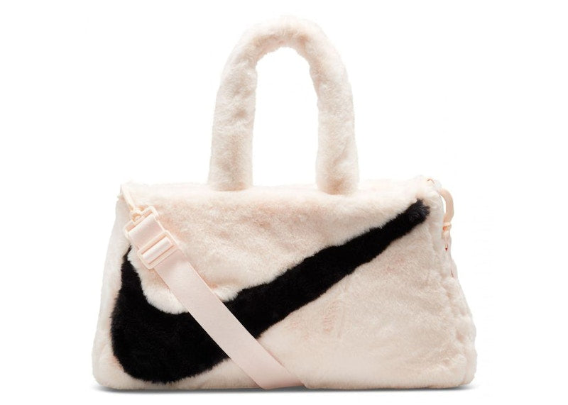Nike Sportswear Faux Fur 10L Tote Bag Guava Ice