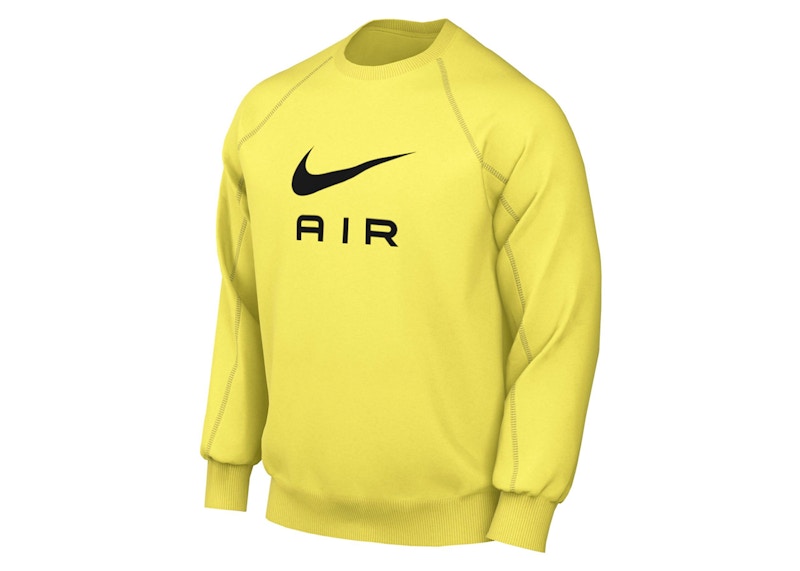 Nike Sportswear Jordan Air French Terry Sweatshirt Yellow